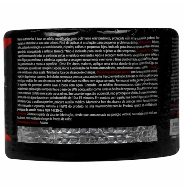 Fita Manta Autoadesiva Alumínio 10cmx10m - 343064 Worker-3fe6d343-79e7-4fa2-8e71-a074452aa8f2