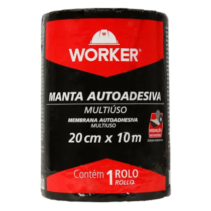 Fita Manta Autoadesiva Aluminio 20cmx10m - 343080 Worker-45941209-d067-4702-940e-a6f35a4ac88d