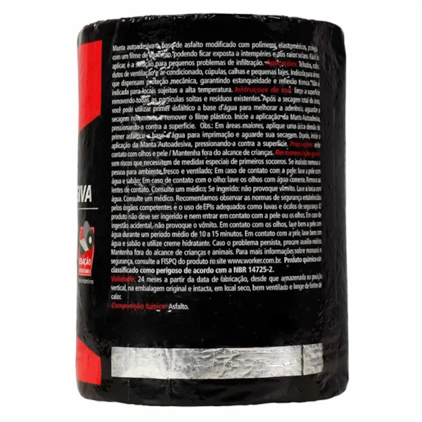 Fita Manta Autoadesiva Aluminio 20cmx10m - 343080 Worker-26b96994-423d-481c-9224-f41d8e01870e