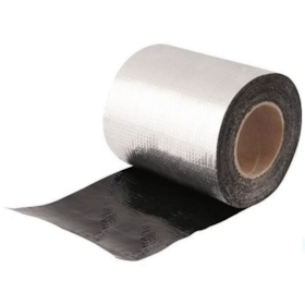 Fita Manta Multiuso Aluminizada Autoadesiva 10m x 10cm PlastiBand 026 DPlastic