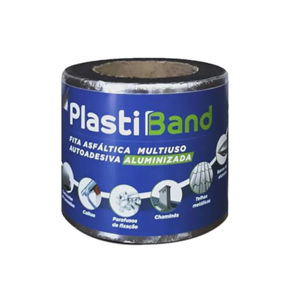 Fita Manta Multiuso Aluminizada Autoadesiva 10m x 10cm PlastiBand 026 DPlastic -bfab749f-53b0-4b77-bf15-a1c6c4da6e6c