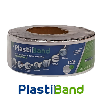 Fita Manta Multiuso Aluminizada Autoadesiva 10m x 5cm PlastiBand 014 DPlastic -d89abdff-6587-48d3-a060-8720adb67267