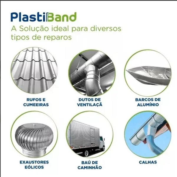 Fita Manta Multiuso Aluminizada Autoadesiva 10m x 5cm PlastiBand 014 DPlastic -d3c1c3b9-53a2-49a3-b013-3405a3ae975a