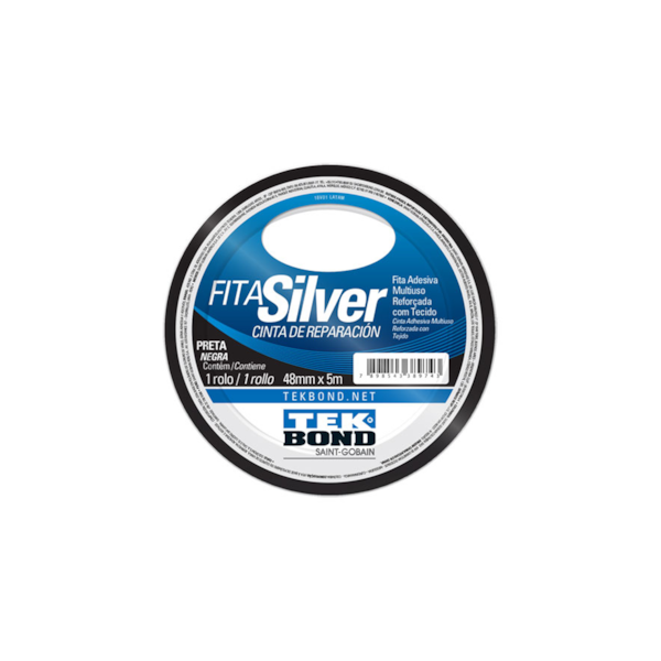 Fita Silver Preta 48MM X 5M 78072708274 TEKBOND-a3157171-35d3-4ea7-a41c-1a4fbc6309b9
