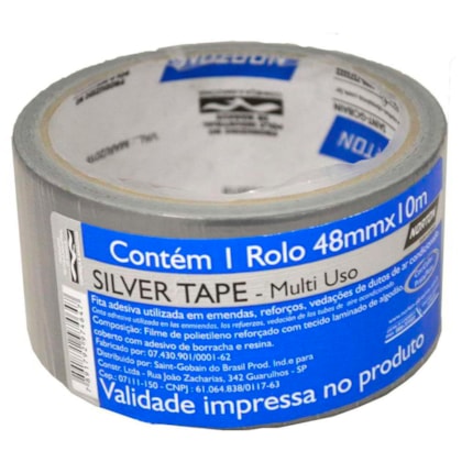 Fita Silver Tape Prata 48x5m Norton-0d729bb3-1981-4180-ba4b-522ac65c49a1