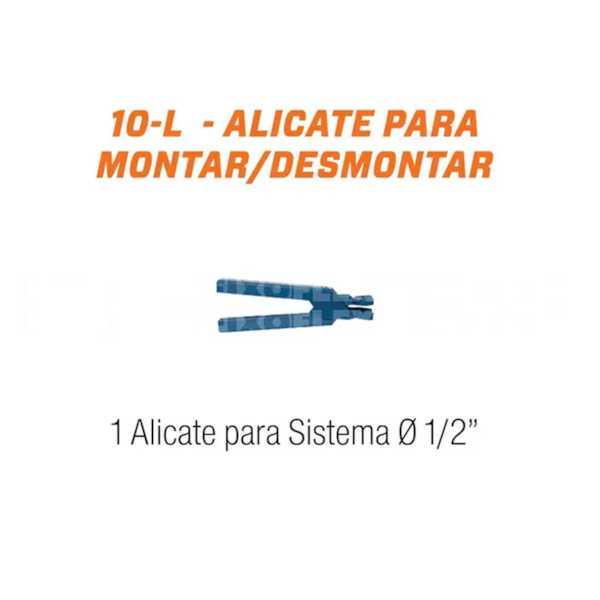 FIXOFLEX ALICATE MONTA/DESMONTA P/SISTEMA 1/2 - 10L  QUIMATIC-5f2300be-a0a6-4661-b93c-bd5161053b23