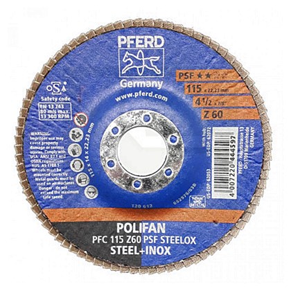 Flap Disc 115 x 22 PSF Steelox 69398183 Pferd