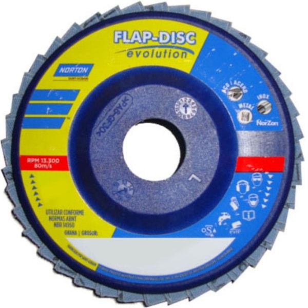 FLAP DISC 115X22 GR40 EVOLUTION-26c16acd-c0ff-4d26-95c4-8af4ce01f73e