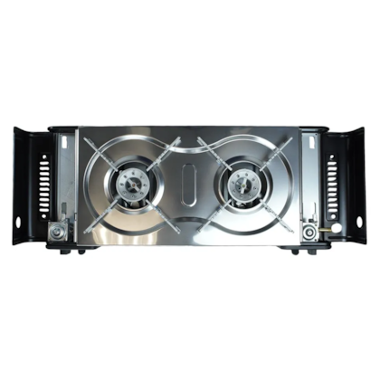 Fogareiro Horizontal 2 Bocas ETNA em Aço Inoxidável Com Sistema de Regulagem Nautika -a9ed233f-6db5-496d-88c3-9edef8081493