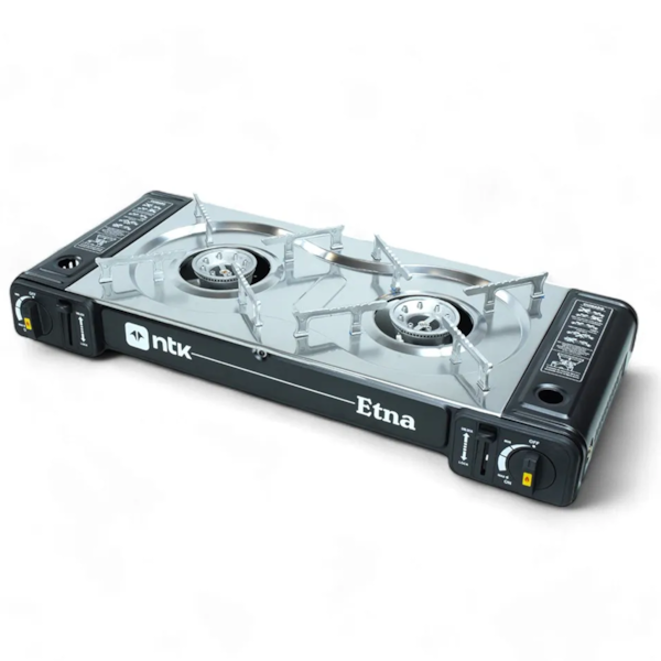 Fogareiro Horizontal 2 Bocas ETNA em Aço Inoxidável Com Sistema de Regulagem Nautika -db961838-b955-4a26-ac67-3f06088840bf