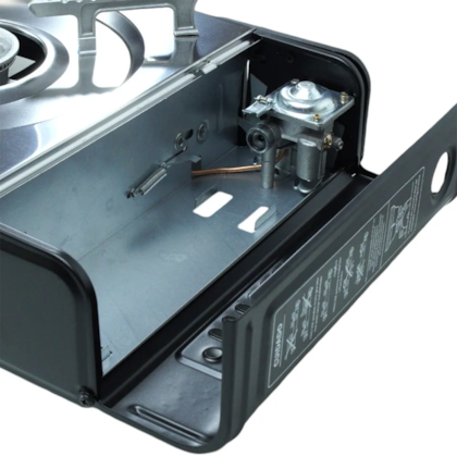 Fogareiro Horizontal 2 Bocas ETNA em Aço Inoxidável Com Sistema de Regulagem Nautika -1cbb952f-911a-4b3b-bb21-f11730ac820c