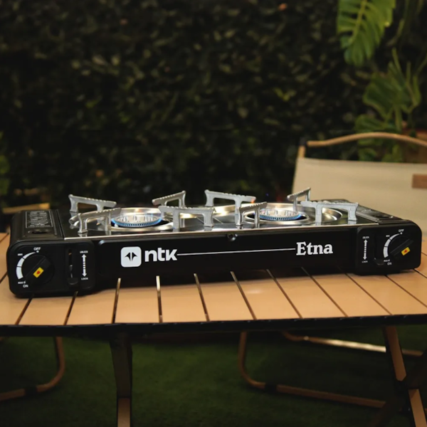 Fogareiro Horizontal 2 Bocas ETNA em Aço Inoxidável Com Sistema de Regulagem Nautika -f012a46d-9947-4926-bf0b-57fe43433000