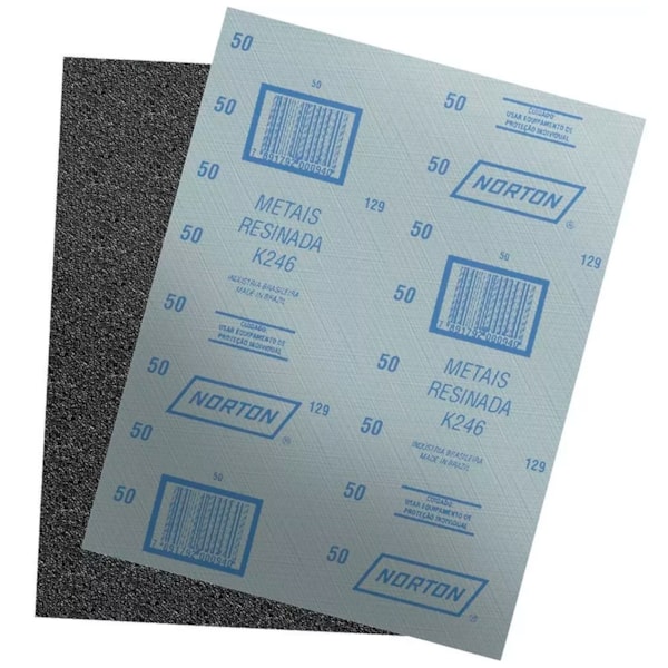 Folha de Lixa para Ferros Grão 40 225x275mm Norton-375672c5-68bc-4629-b39a-311572ddf424