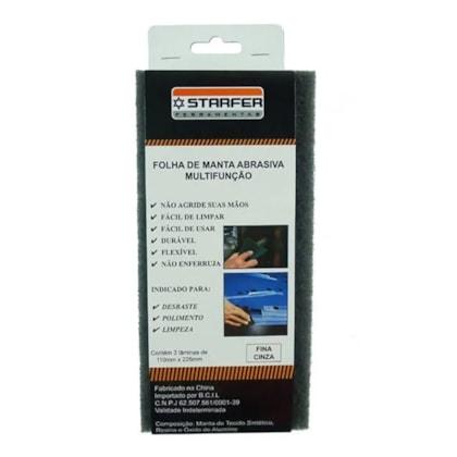 Folha de Manta Abrasiva Fina 110X225MM GR1000 39.003 Disflex-42a47f58-209c-454b-a1b1-b28c92b90cf5