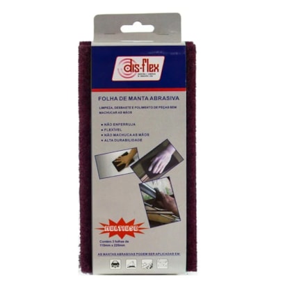 Folha de Manta Abrasiva Média 110X225MM GR400 39.002 Disflex-589391fb-f07f-4f09-97a9-5976fd81307f