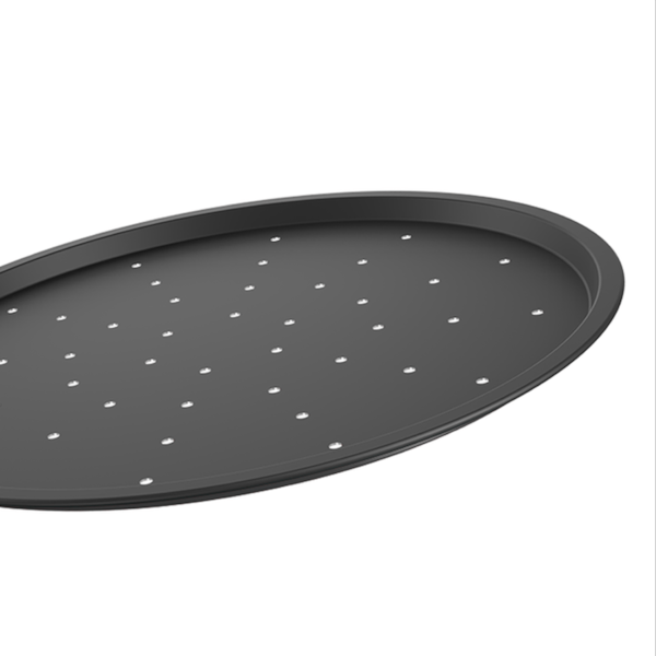 Forma para pizza Perfurada 30x1 cm Grafite - 1460/305 Brinox-46c4d661-b78e-4361-b447-89dd23a0f4f1