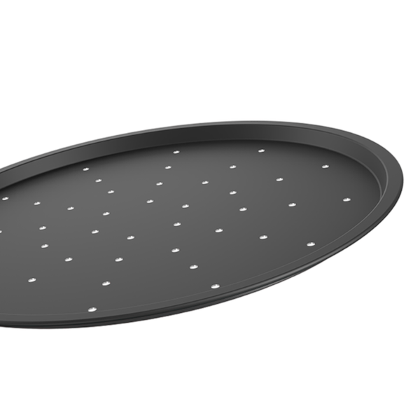 Forma para pizza Perfurada 30x1 cm Grafite - 1460/305 Brinox-af94d777-ea91-47a7-a340-087661291b1d