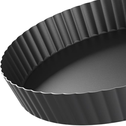 Forma Quiche Grafite  24X4,2 fundo removivel 1460/106 Brinox