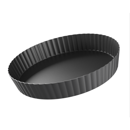 Forma Quiche Grafite  24X4,2 fundo removivel 1460/106 Brinox