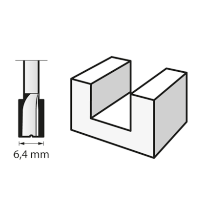 Fresa Cilíndrica Reta 6,4mm HSS 2615000654 Dremel-6601242f-a5cb-49cf-b077-65bbe096cd81