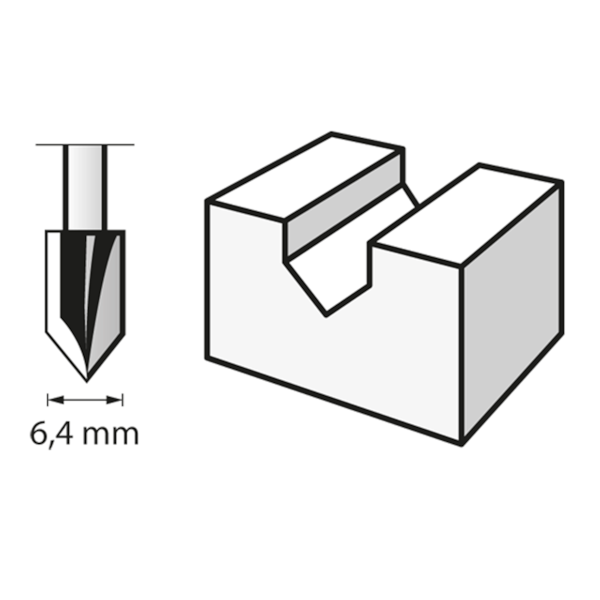 Fresa Ponta V 6,4mm (Ref.640) Dremel-ffd216a3-a590-4a5b-86ba-0be6f9fe64f1