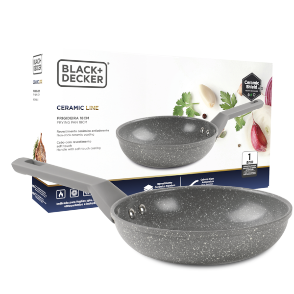 Frigideira 18Cm 1,1L Cerâmico BXCWHCFP007 Black&Decker-ac4a27ab-6613-4bf1-b81b-0dc7da5021bf