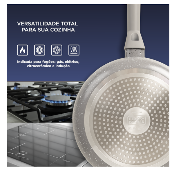 Frigideira 20cm 1,2L Cerâmico BXCWHCFP008 Black&Decker-d3d4cb5a-4ef5-4e32-90f7-ac6e3812f6cf