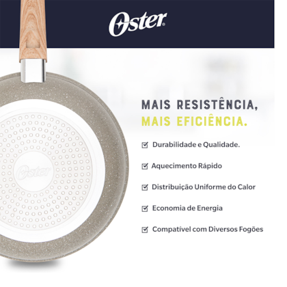 Frigideira 20CM Com Revestimento Cerâmico Antiaderente Marble Editicon Cinza 15218401 Oster -b8d2098f-99b1-4318-af50-f4242d2e8366