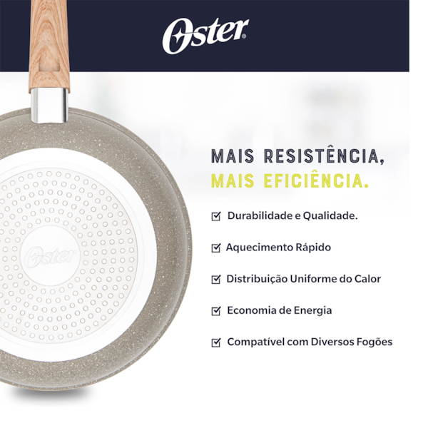 Frigideira 20CM Com Revestimento Cerâmico Antiaderente Marble Editicon Cinza 15218401 Oster -ea6afb86-a2a9-447e-9389-e89a330eddd8
