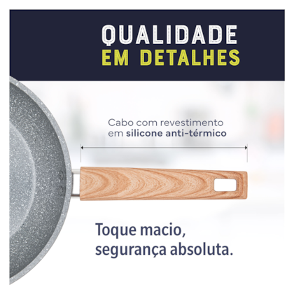 Frigideira 20CM Com Revestimento Cerâmico Antiaderente Marble Editicon Dark Grey   15217401 Oster -4b64bf58-4472-45e2-b2bf-0fa1fc2e9442