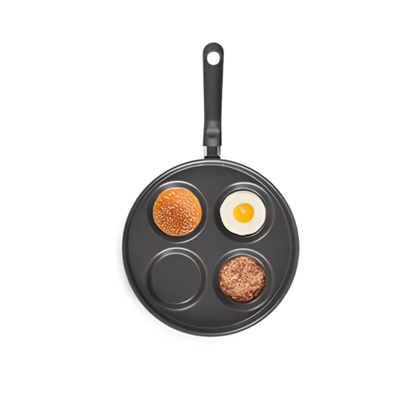 Frigideira 4 Ovos Ebony Antiaderente Pro Flon em Alumínio 26cm x 8cm 1,3L Preta 7190/375 Brinox -4156748c-f166-45b2-bcd6-13312b87034c