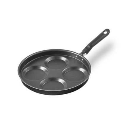 Frigideira 4 Ovos Ebony Antiaderente Pro Flon em Alumínio 26cm x 8cm 1,3L Preta 7190/375 Brinox -f9f16080-16bd-40fa-b3e1-7e7e8d7e22cf