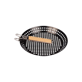 Frigideira Antiaderente Grelha Portátil Preta 256900 BELFIX