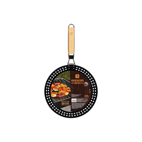 Frigideira Antiaderente Grelha Portátil Preta 256900 BELFIX-08298cd0-8f55-41b3-9348-b76b9cfa36c9