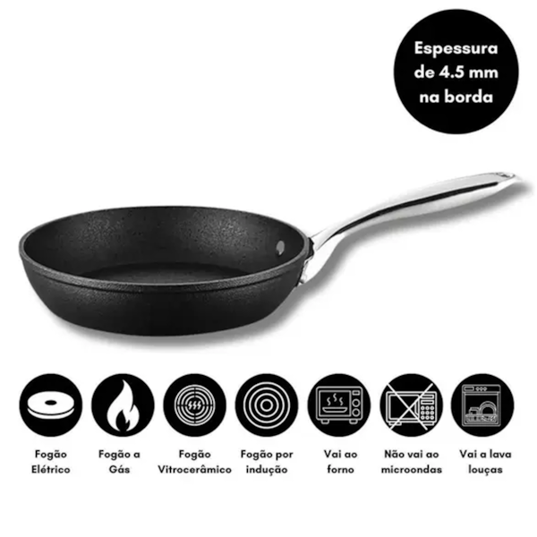 Frigideira Black Rock Alumínio Indução 28cm 10032 Mimo Style-99379840-cf99-4edb-9097-d514cddb1b0b