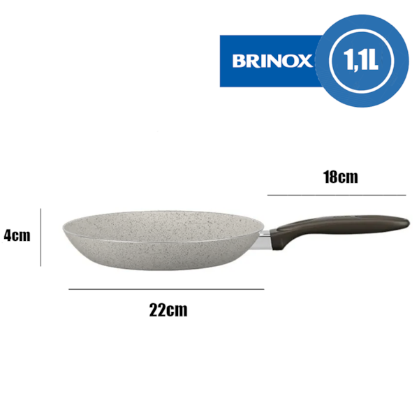 Frigideira Cerâmic Life Suprema em Alumínio 22cm 1,1L Vanilla 7244/353 Brinox-9e8a87b1-6c85-47ec-9acc-a7c0942a2f7e