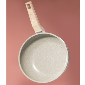 Frigideira Cerâmica Marble Alumínio com Revestimento Antiaderente 24cm Cinza Dust 138601.01 Oster