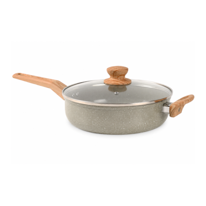 Frigideira Com Tampa 24cm 2,7L Antiaderente Marble Edition Cinza Dust 15218702 Oster-548f16fa-099b-4ad6-93f5-17541c89b61e
