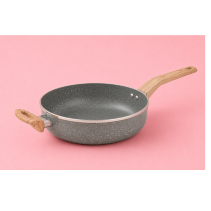 Frigideira Com Tampa 24CM 2,7L Antiaderente Marble Edition Dark Grey 15217702 Oster-0d666350-474c-4f66-bde6-842abe50fce4