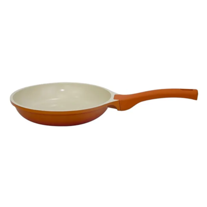 Frigideira Cook e Chefe Cerâmica em Alumínio Indução 24cm 1,5L Laranja 9506 Mimo Style