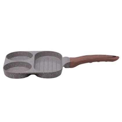 Frigideira Grill 3 em 1 Style Cook em Alumínio Indução 18cm Grafito 10586 Mimo Style -e70905f9-213b-44b5-8255-7aad291f7784