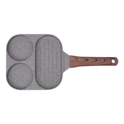 Frigideira Grill 3 em 1 Style Cook em Alumínio Indução 18cm Grafito 10586 Mimo Style -252dd720-5a0a-43cf-adda-da51e689fb73