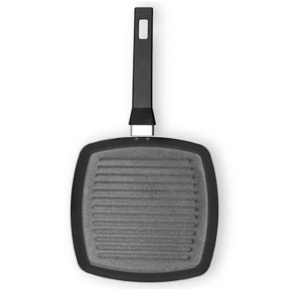 Frigideira Grill Cerâmic Life Preserve Em Alumínio 24cm 1,3L Cinza 7238/373 Brinox-0e71ed58-746a-437a-93e9-d2c53431c23d