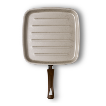 Frigideira Grill em Alumínio 1,1L Cor Baunilha MTA 1280-088dfcd6-ff31-4c18-8366-336037ca122b