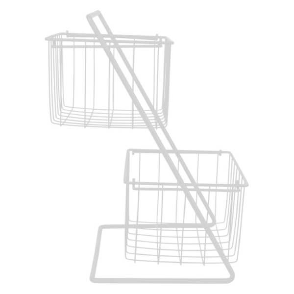 Fruteira de Bancada Viena Branco Em Aço Esmaltado com 2 Níveis BelFix -0016e554-8b6b-402f-94a4-fd17d6c5c5a1