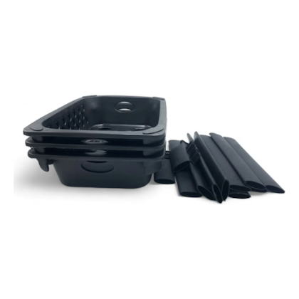 Fruteira de Chão 3 Andares Preto Plástico São Bernardo FR-08-ad933559-39e6-4bae-a09d-799f703d6fb3