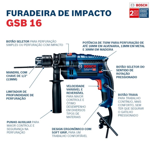 Furadeira de Impacto 1/2 GSB 16 RE 750w Bosch-c8f43777-7b04-4704-bd75-1674c283ac2d