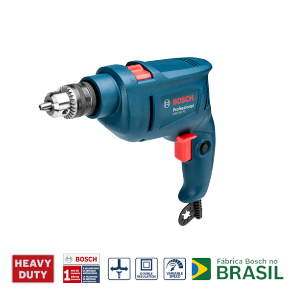 Furadeira de Impacto Bosch GSB 450 RE 450W 110V-c8777437-52aa-4d41-997b-fe8ea8b37a1f