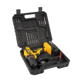 Furadeira e Parafusadeira Com Maleta e Bits Bivolt  3/8 12V PFV 012 Vonder
