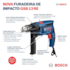 Furadeira Elétrica de Impacto 750W 220V 1/2"Pol. GSB 13 RE Bosch